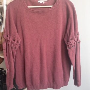 Debut Sweater: Purple Sweater - Size Medium